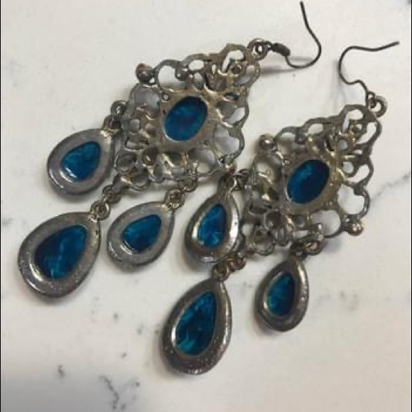 Earring blue - Picture 2 of 3